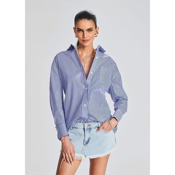 Ser.o.ya Hefley Oversized Dress Shirt - NWT - Picture 1 of 6